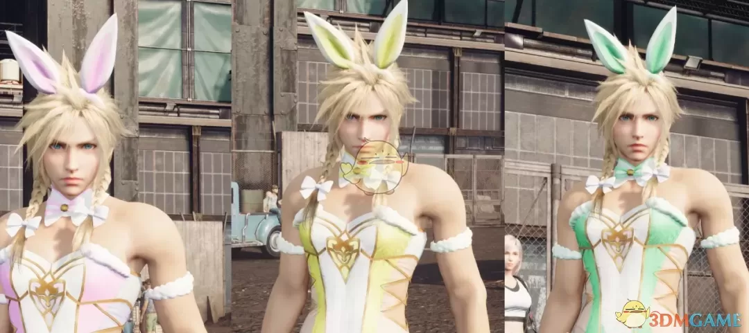 《最终幻想7：重制版》克劳德的兔男郎制服MOD