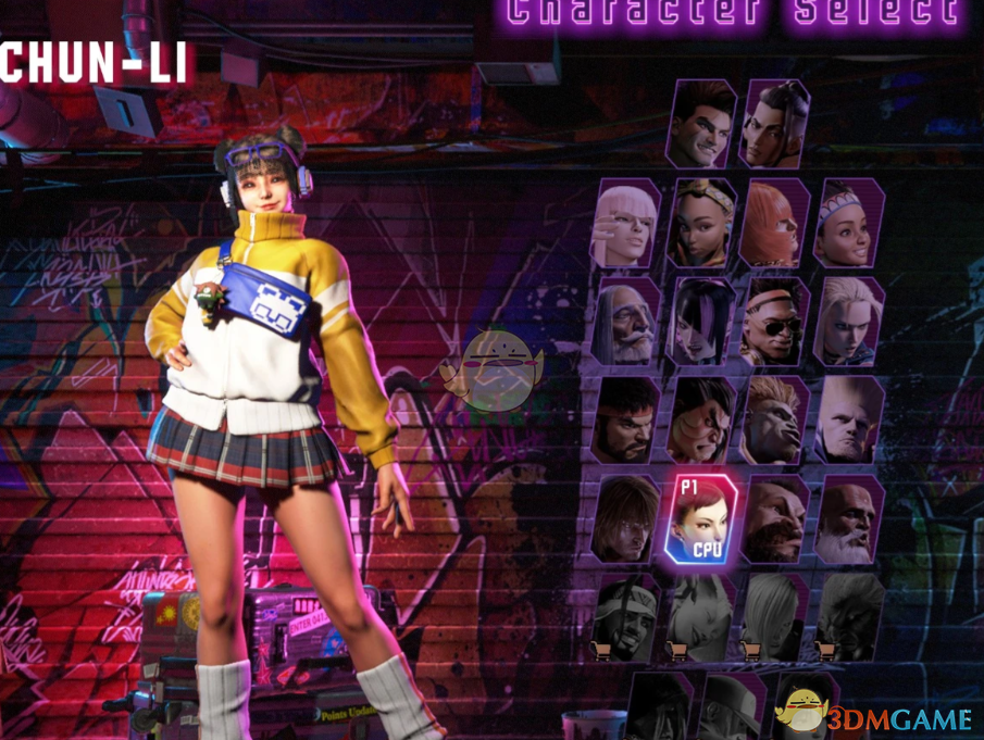 《街头霸王6》可爱丽芬替换春丽MOD