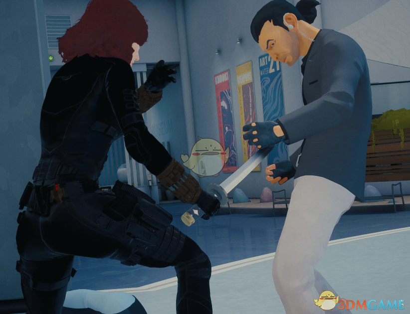 《师父》扮演漫威黑寡妇MOD