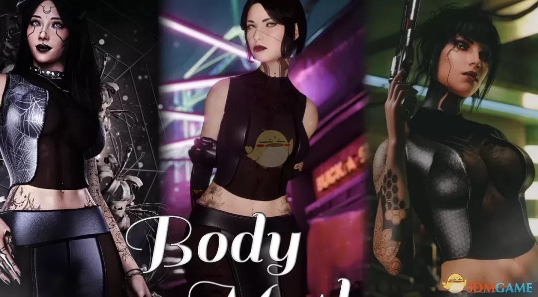 《赛博朋克2077》细纹作战服MOD