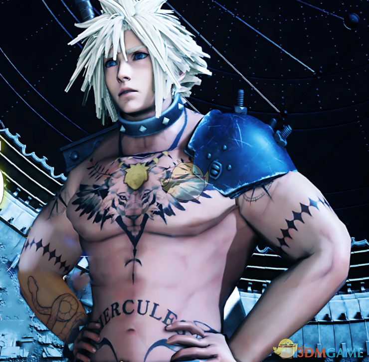 《最终幻想7：重生》克劳德的大力神装束MOD