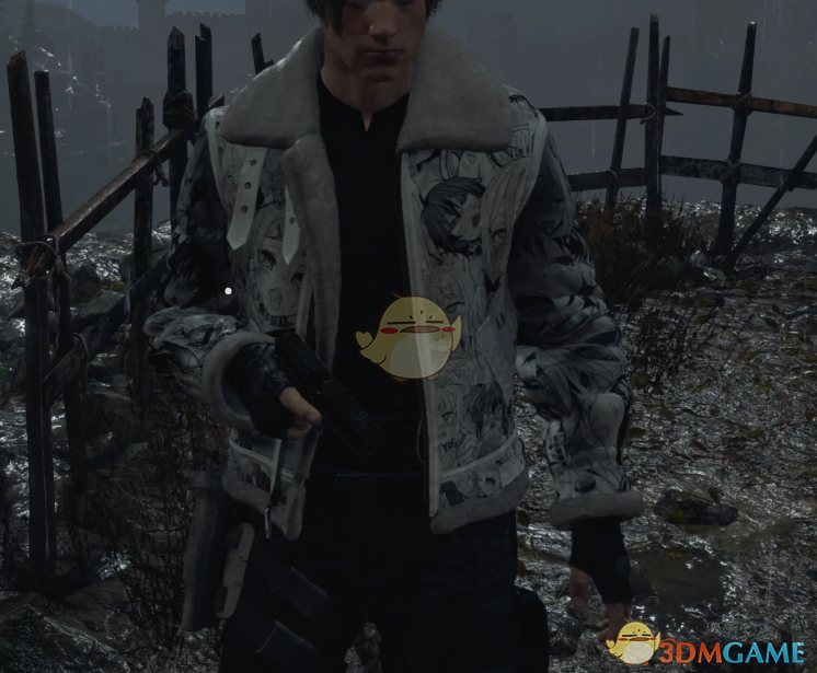 《生化危机4：重制版》里昂的动漫少女夹克MOD