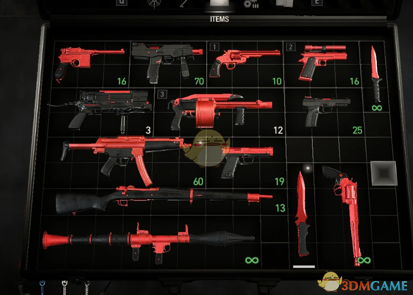 《生化危机4:重制版》所有武器多色纹理包MOD