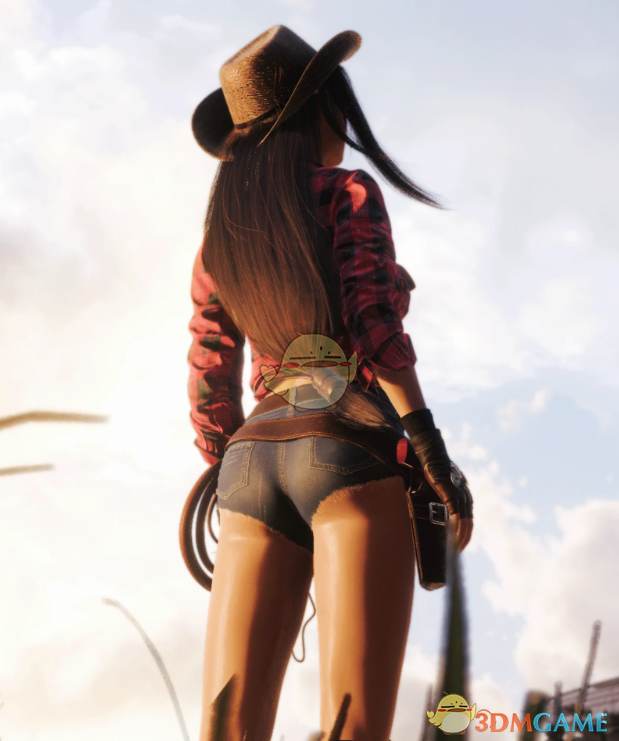 《最终幻想7：重生》蒂法的性感西部牛仔套装MOD