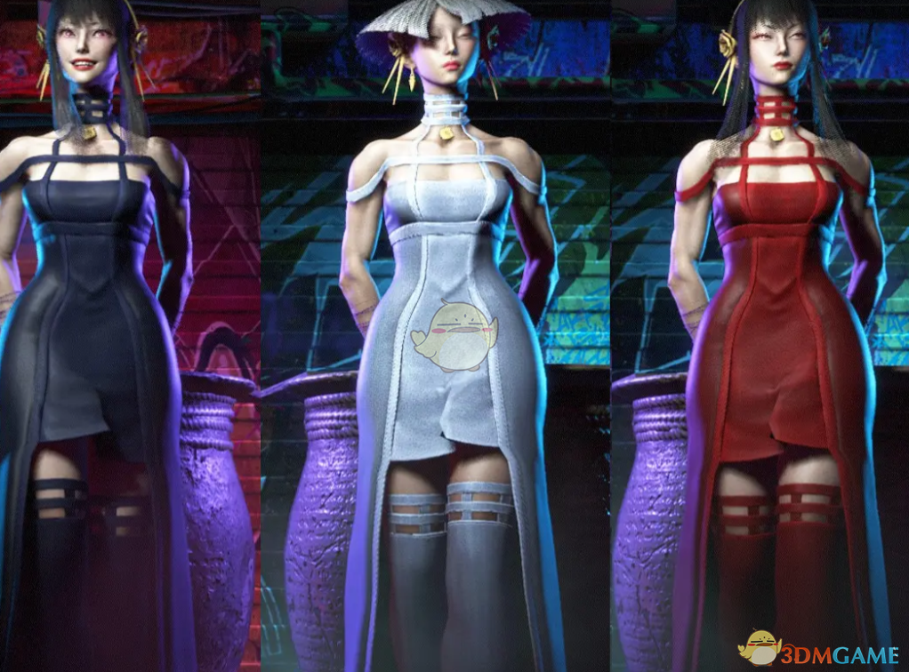 《街头霸王6》阿鬼的间谍过家家杀手连衣裙MOD