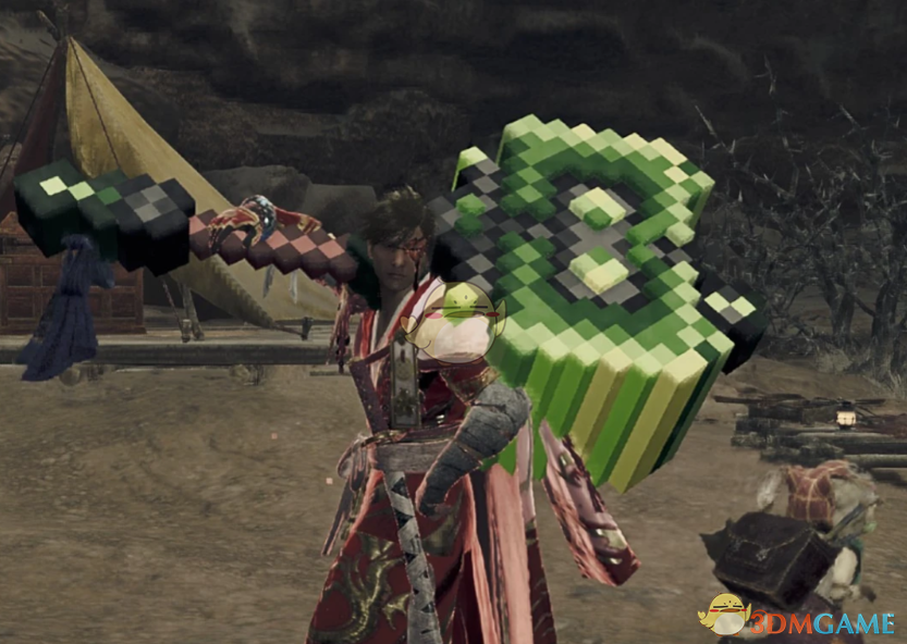 《怪物猎人:荒野》泰拉瑞亚叶绿战锤MOD