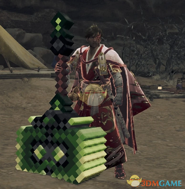 《怪物猎人:荒野》泰拉瑞亚叶绿战锤MOD