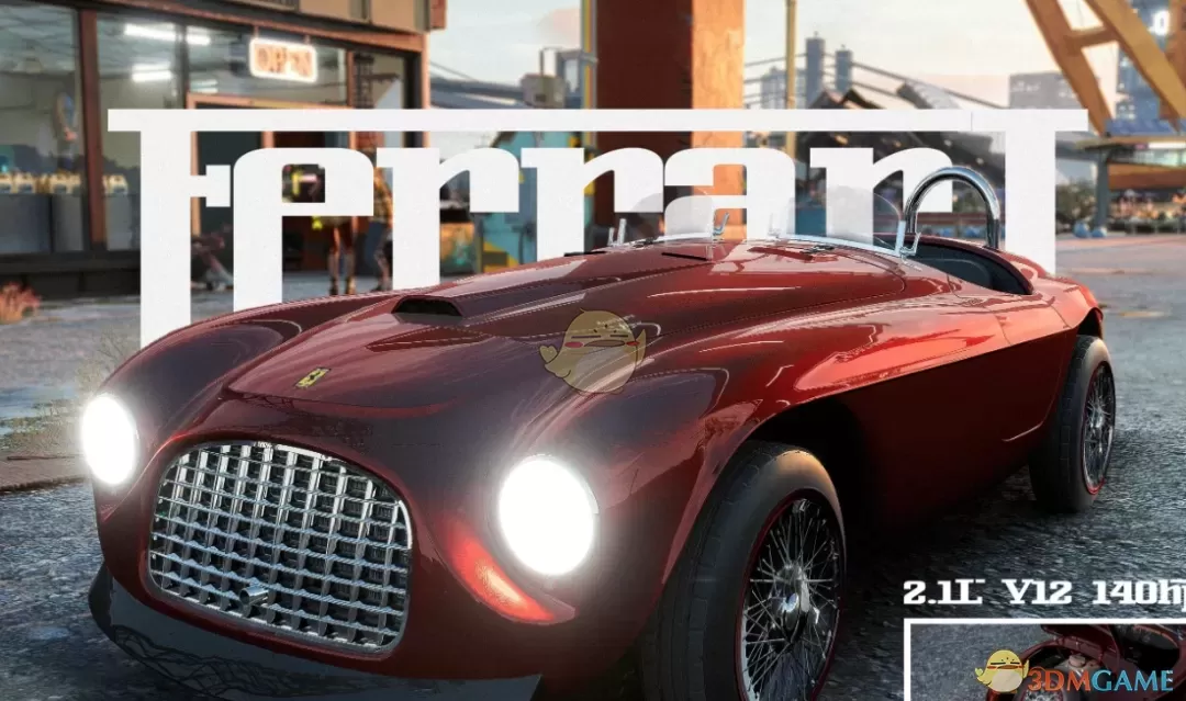 《赛博朋克2077》法拉利166MM跑车MOD