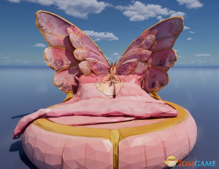 《InZOI》粉色蝴蝶床MOD