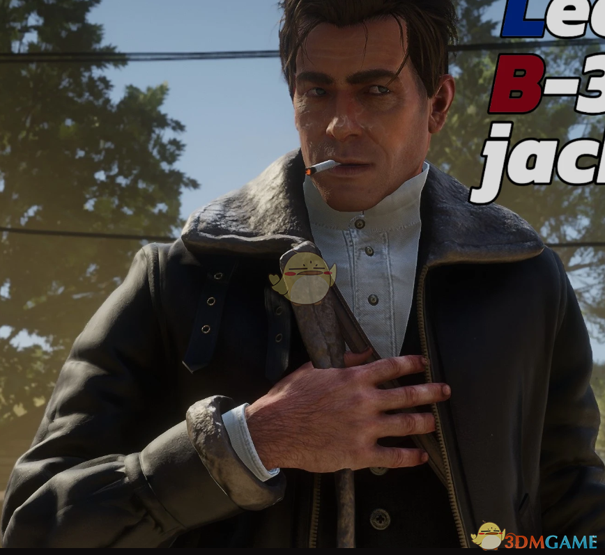 《荒野大镖客2》生化危机4里昂飞行员夹克MOD