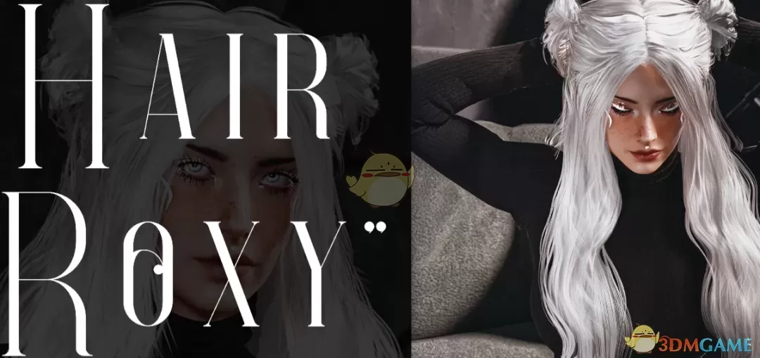 《赛博朋克2077》包子发髻长发MOD