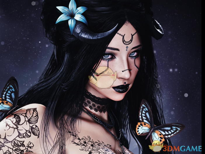 《赛博朋克2077》包子发髻长发MOD