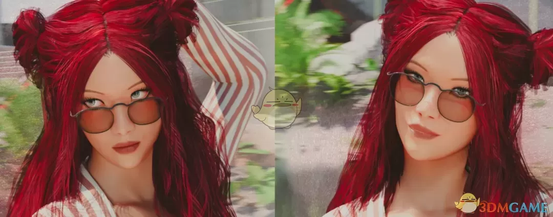 《赛博朋克2077》包子发髻长发MOD