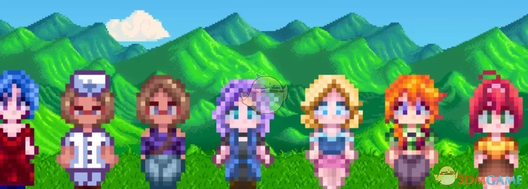 《星露谷物语》可婚女孩高清动漫模型MOD