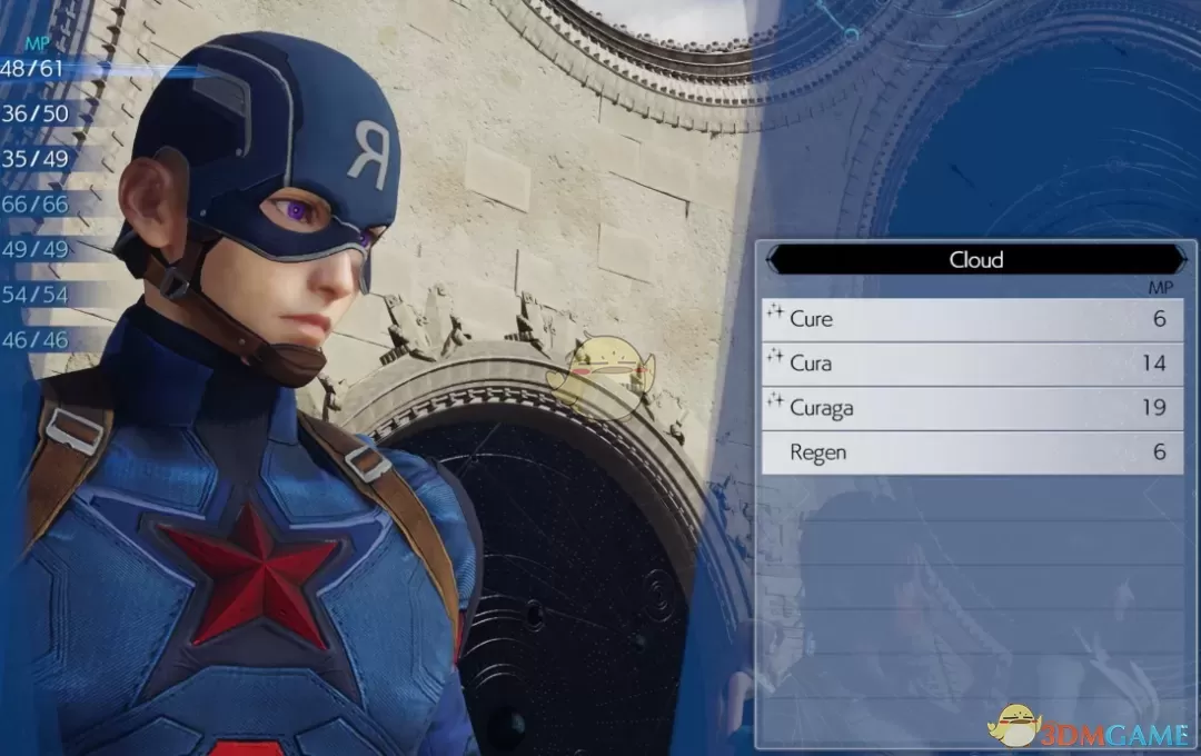 《最终幻想7：重生》克劳德的美国队长制服MOD