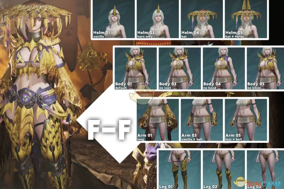 《怪物猎人：荒野》性感的煌雷龙套装MOD