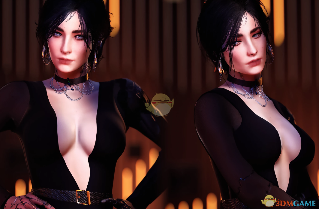 《赛博朋克2077》午夜华丽礼服MOD