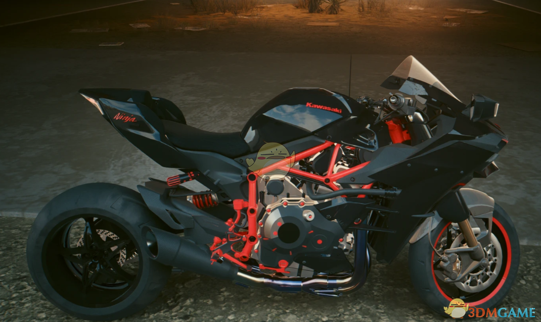 《赛博朋克2077》川崎忍者H2R摩托车MOD