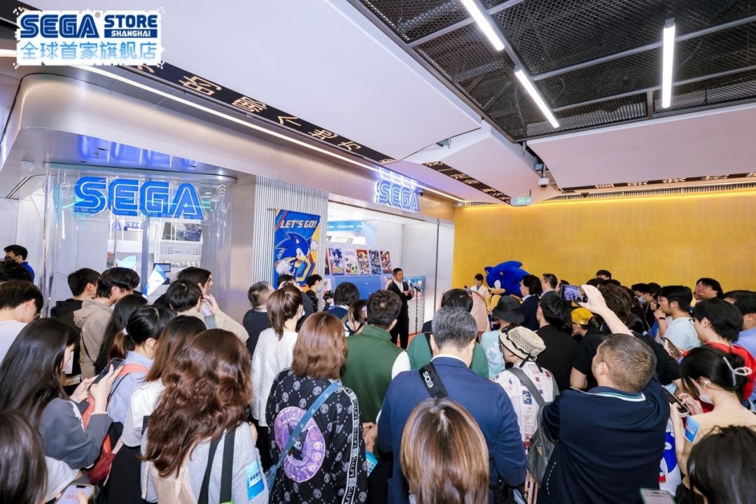 世嘉全球首家旗艦店開業(yè)儀式盛大舉行 索尼克空降百聯(lián)ZX引爆狂歡   
