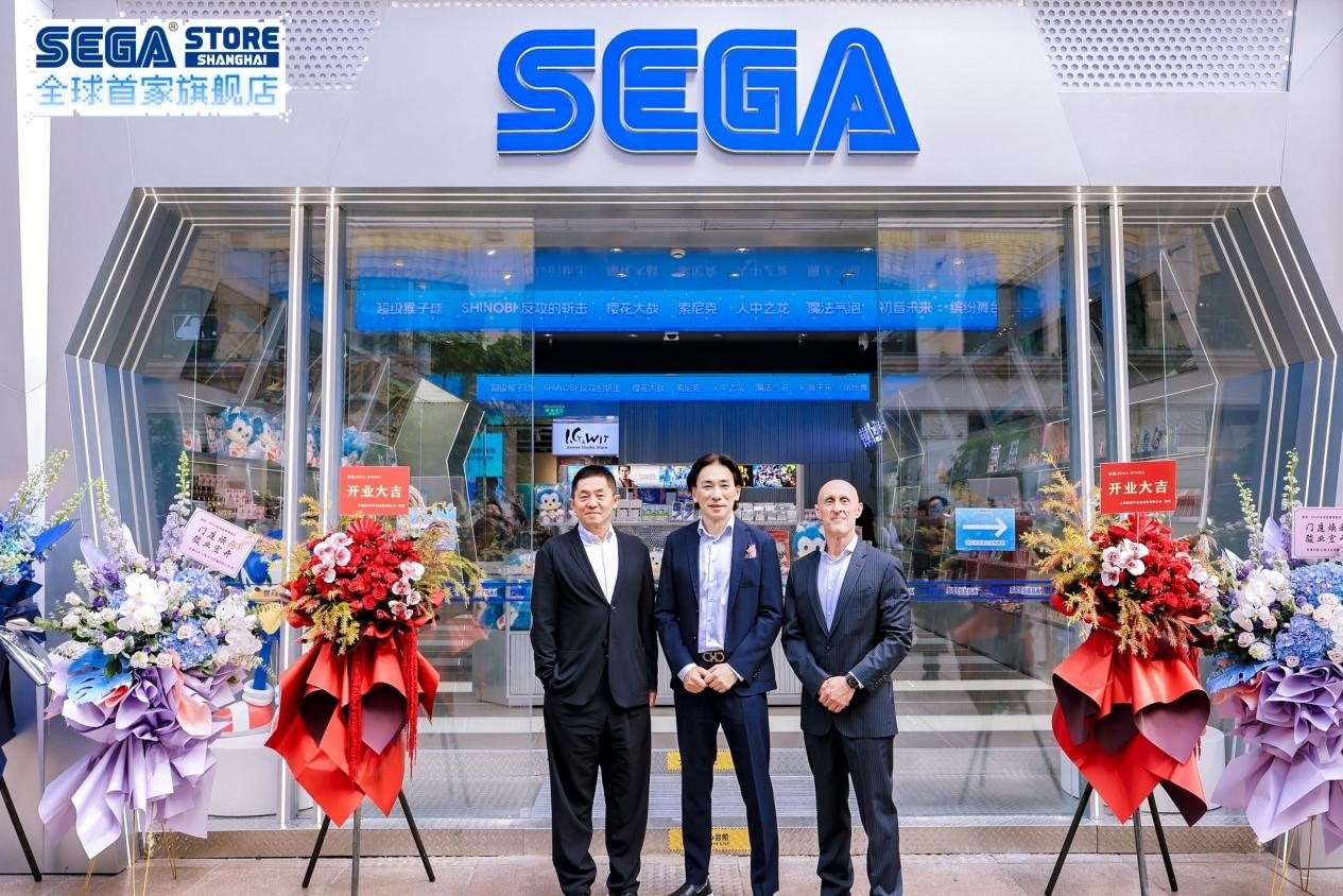 世嘉全球首家旗舰店开业仪式盛大举行索尼克空降百联ZX引爆狂欢_