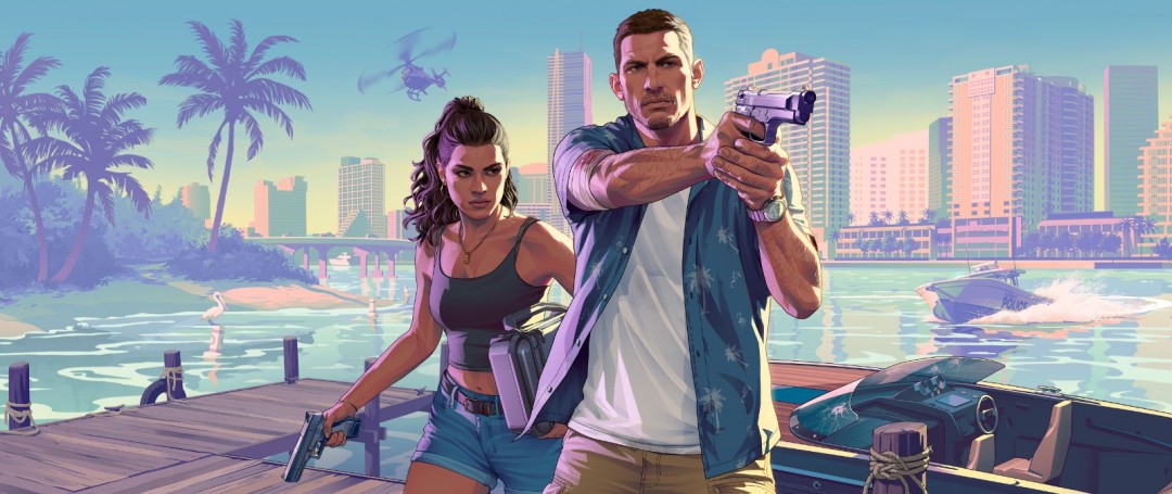 《GTA6》精美壁纸欣赏 男女主角登场亮相
