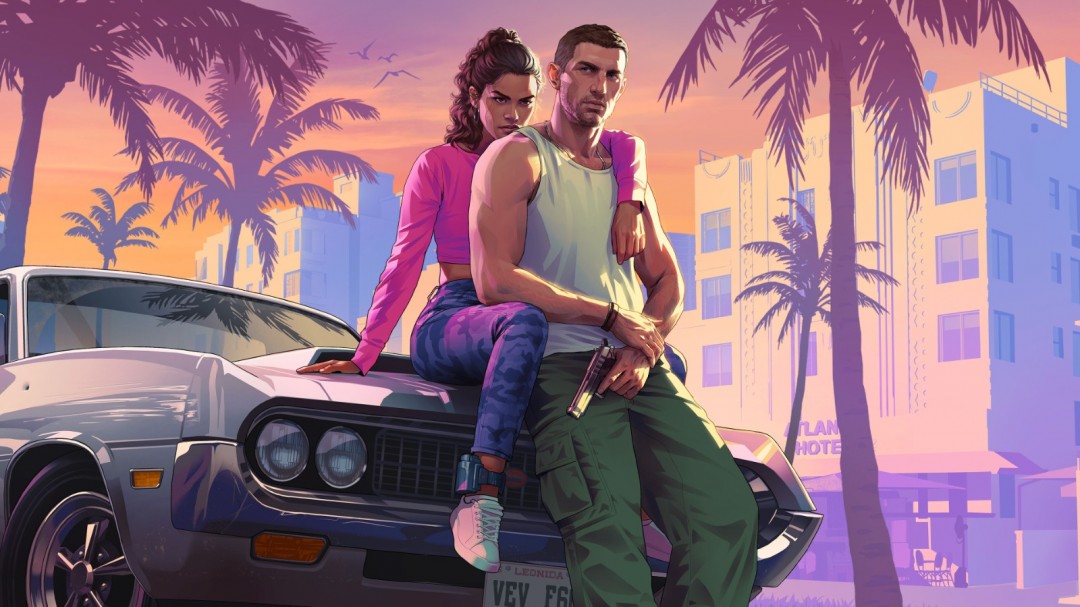 《GTA6》精美壁纸欣赏 男女主角登场亮相