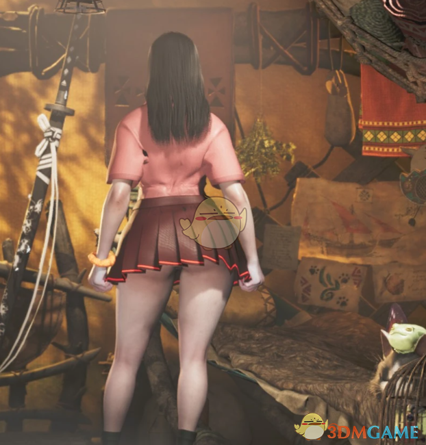 《怪物猎人：荒野》性感第一后裔校服MOD