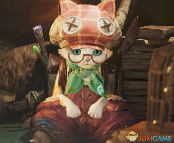 《怪物猎人：荒野》艾露猫的画家服装MOD