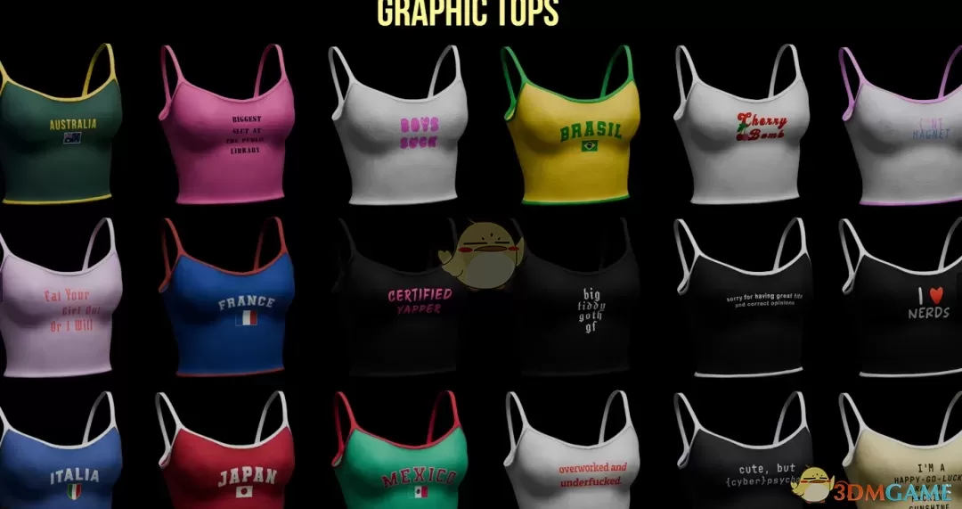 《赛博朋克2077》Y2K背心MOD