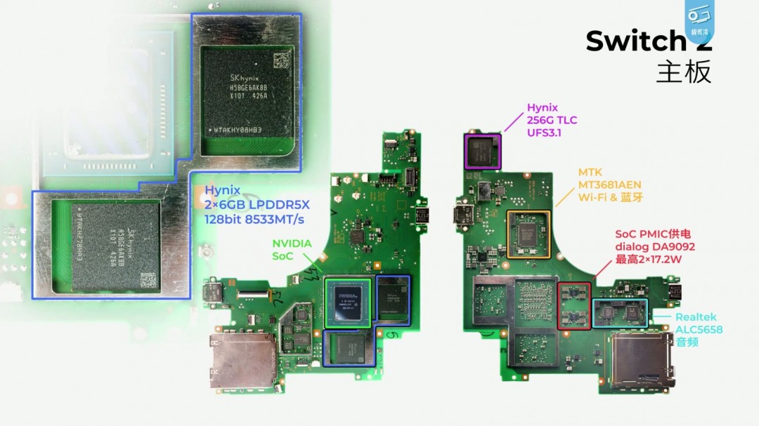 Switch 2极客湾全球首开芯片 GPU性能GTX 1050Ti水平
