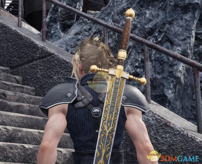 《最终幻想7：重生》克劳德的秘金骑士之剑MOD