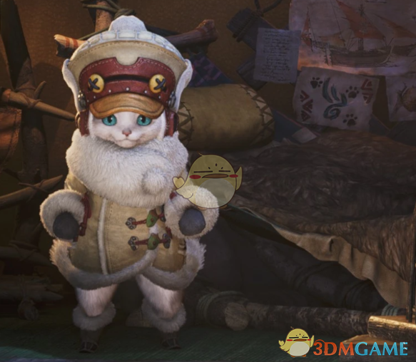 《怪物猎人：荒野》艾露猫的冰原服装MOD