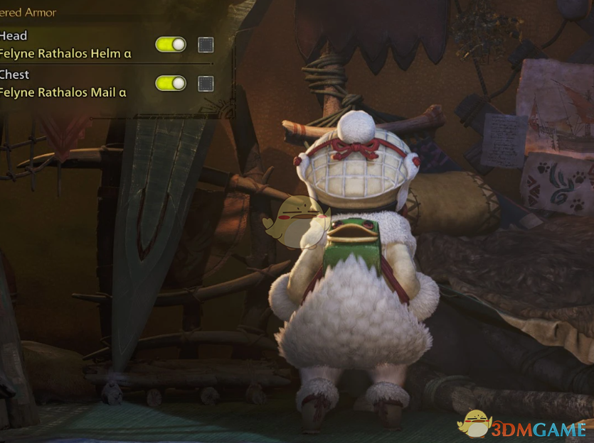 《怪物猎人：荒野》艾露猫的冰原服装MOD