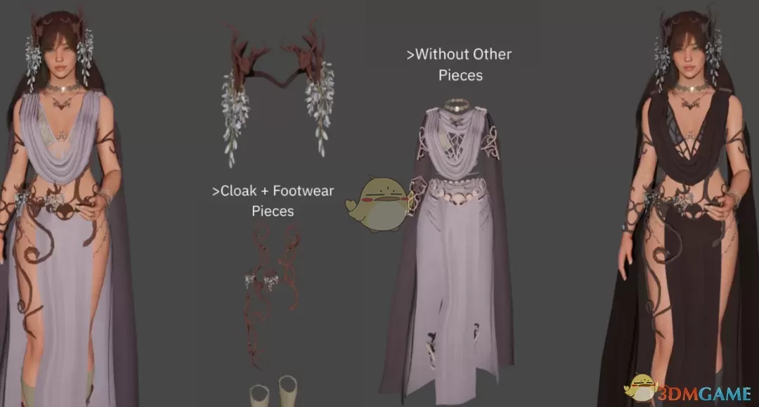 《博德之门3》森林之女神祇盔甲MOD