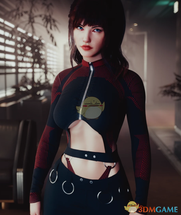 《赛博朋克2077》休闲露脐装MOD