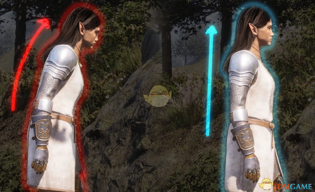 《上古卷轴4：湮灭重制版》减少身体斜率倾斜MOD