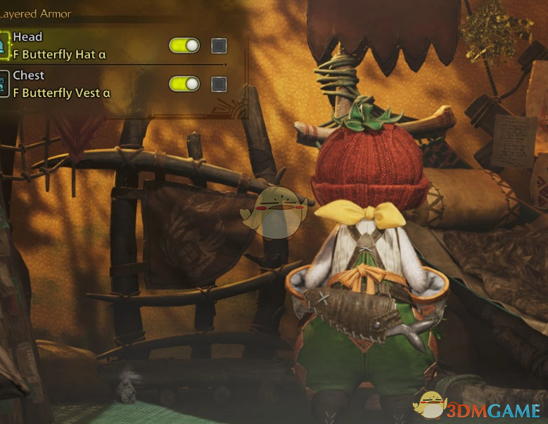 《怪物猎人：荒野》艾露猫的伙食员服装MOD