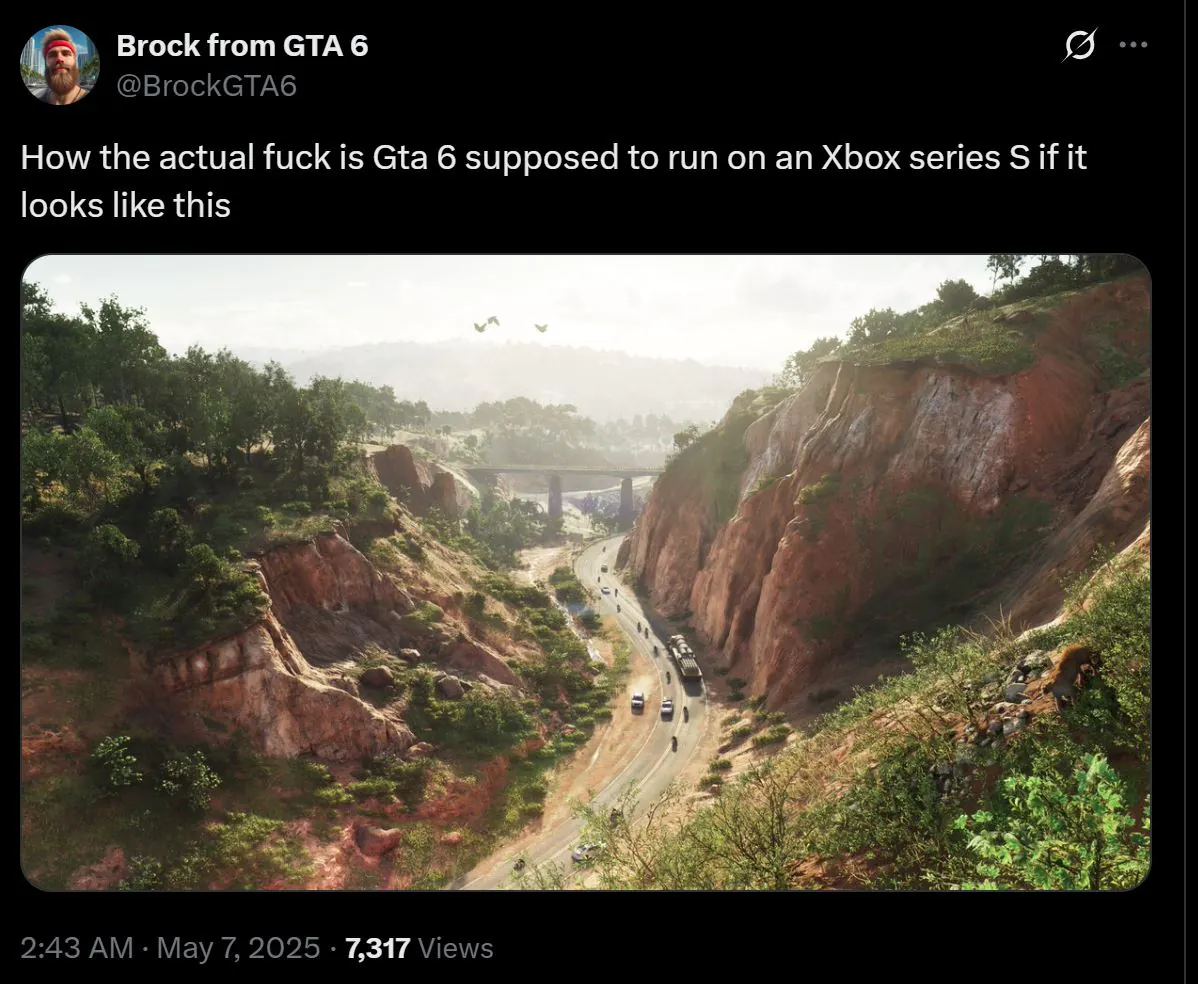 粉丝担忧Xbox Series S跑不动《GTA6》