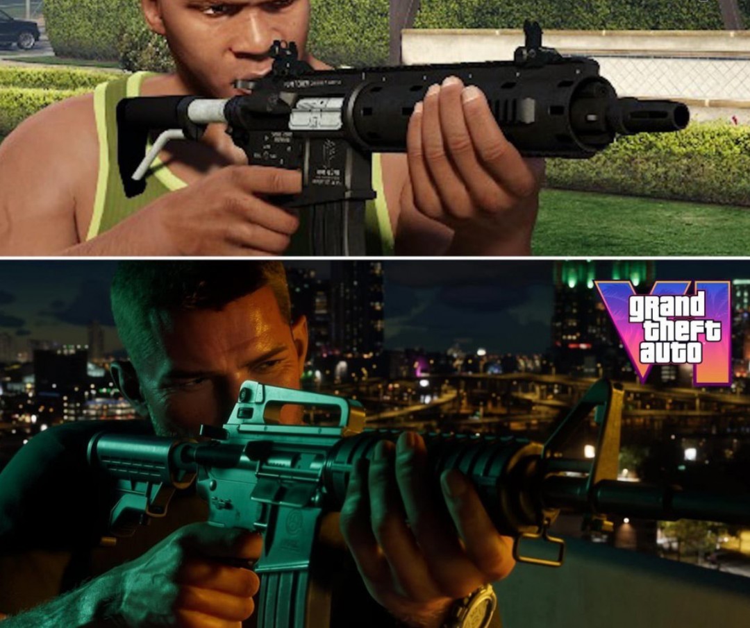 畫風(fēng)相似！《GTA6》和《荒野大鏢客2》畫面對(duì)比、《GTA6》預(yù)告片2瀏覽量破億