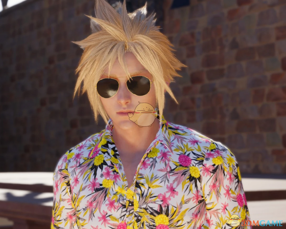 《最终幻想7：重生》克劳德的蜜月休闲服MOD