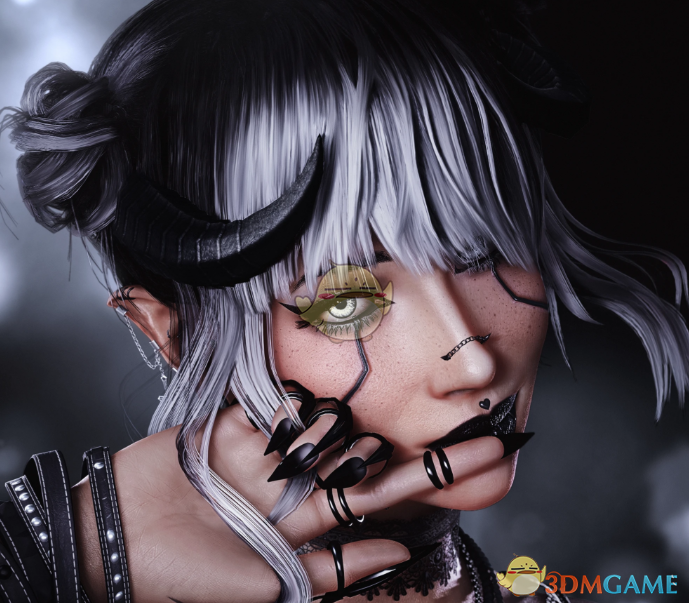 《赛博朋克2077》包子发髻刘海MOD