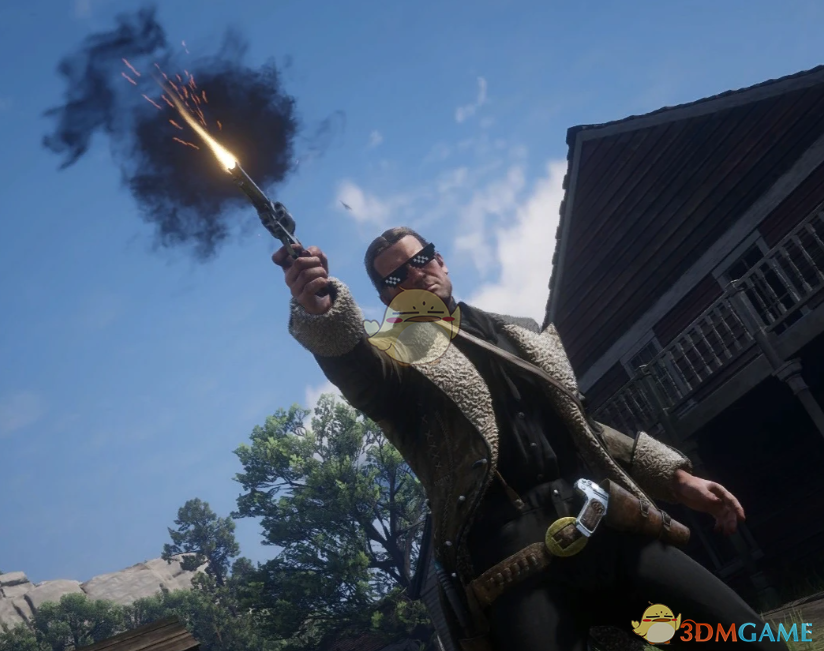 《荒野大镖客2》蒙太奇鬼畜墨镜MOD