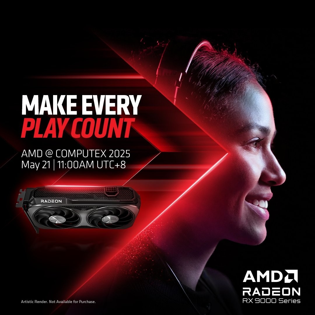 AMD RX9060 XT確認5月21日發(fā)布 公版設計正式公布