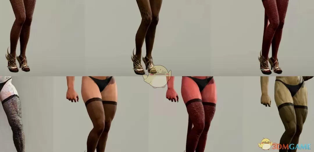 《博德之门3》丝袜高跟鞋包MOD