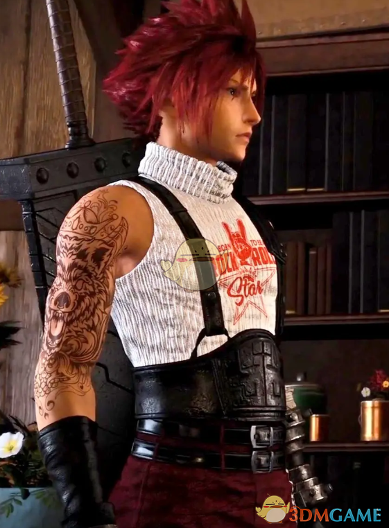 《最终幻想7：重制版》克劳德的重金属摇滚套装MOD