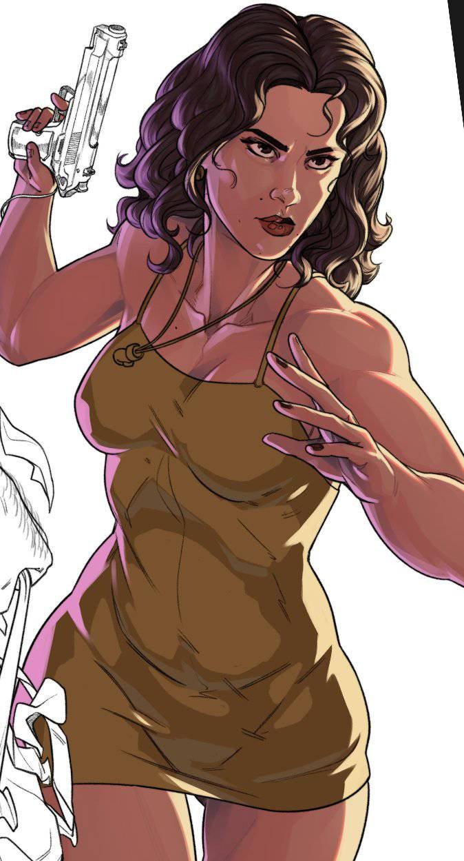 《GTA6》女主角露西婭同人圖 翹臀非常吸睛