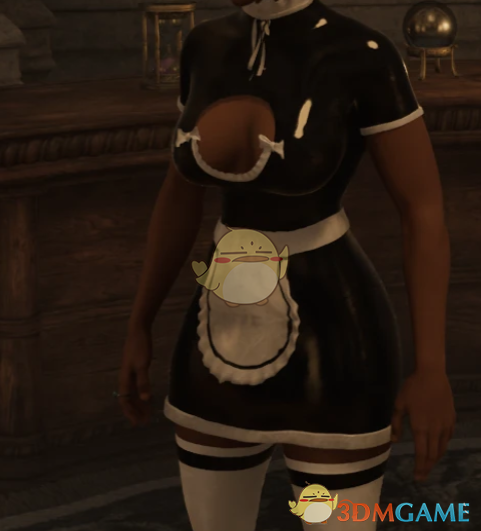 《上古卷轴4：湮灭重制版》独立闪亮女仆装MOD