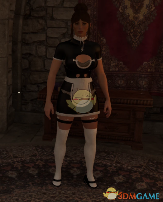 《上古卷轴4：湮灭重制版》独立闪亮女仆装MOD