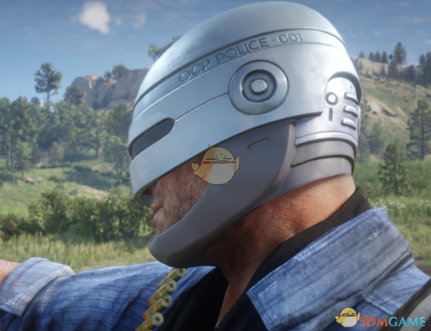 《荒野大镖客2》机械战警头盔MOD