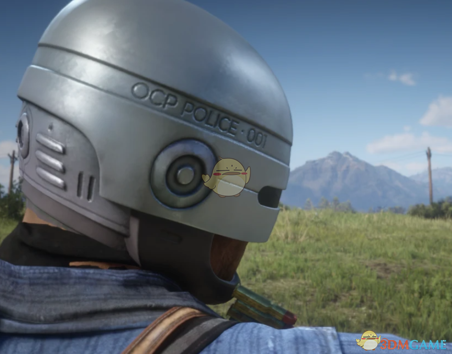 《荒野大镖客2》机械战警头盔MOD